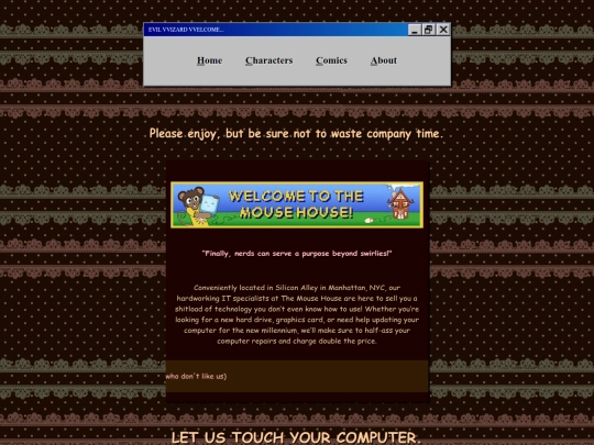 welcome screenshot