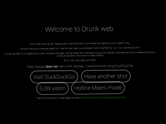 drunkMode/drunkmode screenshot