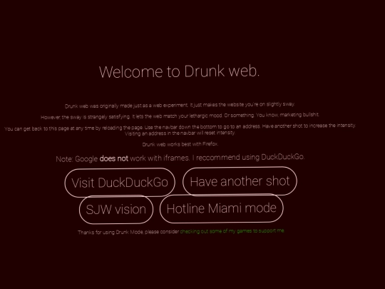 drunkMode/triggered screenshot