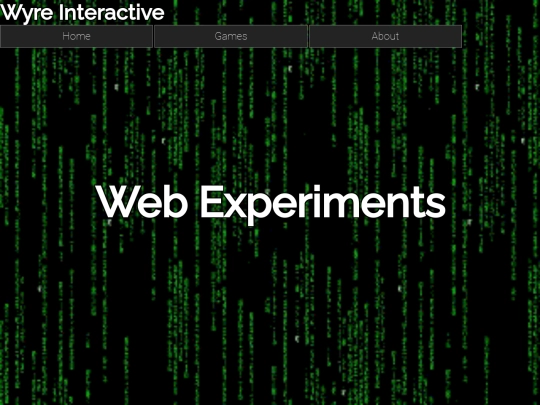 webExperiments screenshot