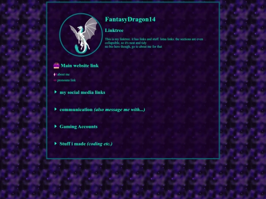 links screenshot