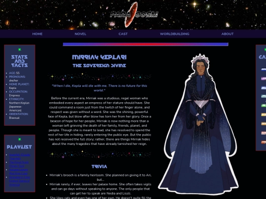 characterprofiles/mirriakkeplari screenshot
