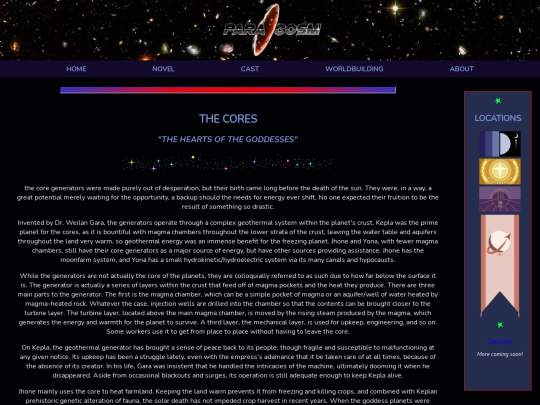 worldbuilding/the-cores screenshot