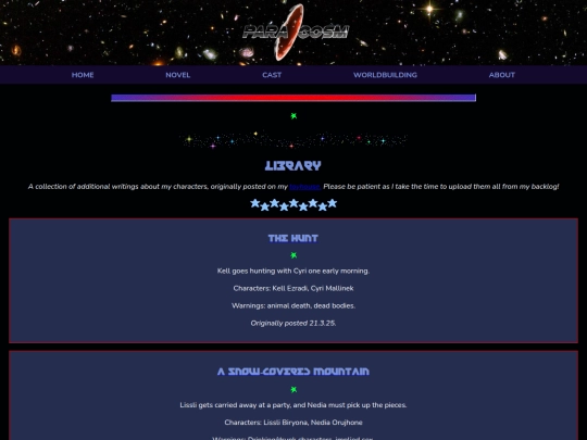 writing/library screenshot