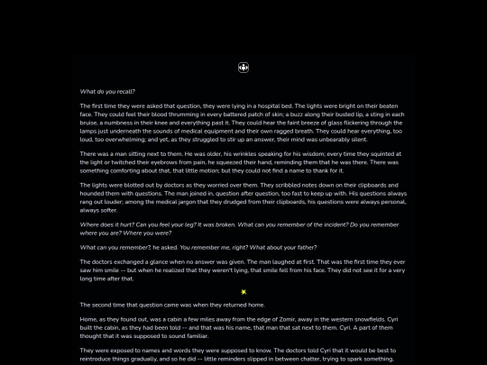 writing/library/startover screenshot