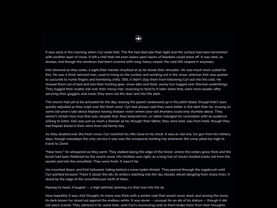 writing/library/thehunt screenshot