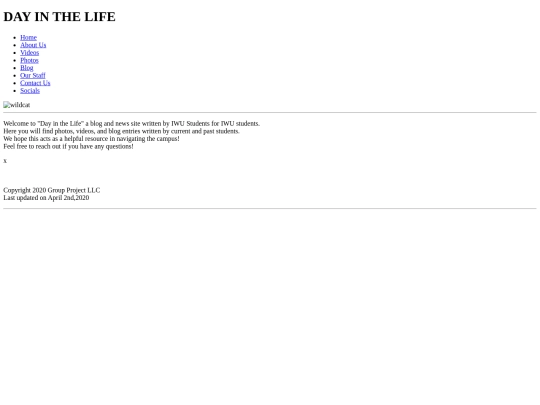 dayinthelife/ditlhome screenshot