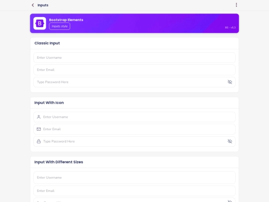 ui-inputs screenshot