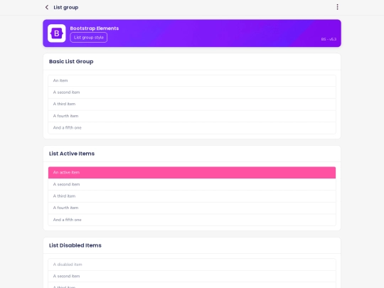 ui-list-group screenshot