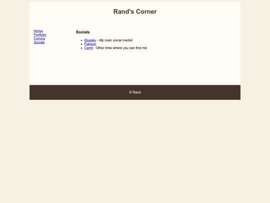 socials screenshot