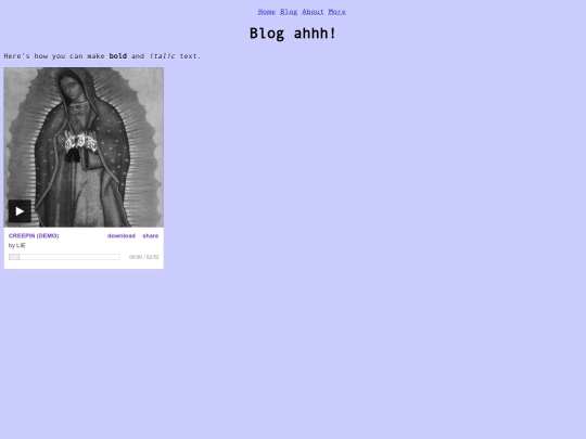 blog screenshot