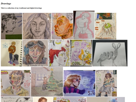 Drawings screenshot