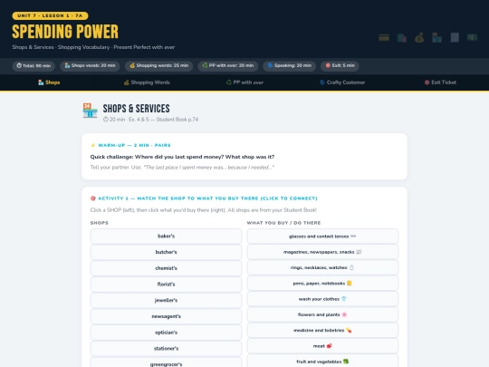 SPENDING POWER/unit7_lesson1_7A screenshot
