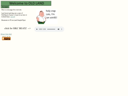 old screenshot