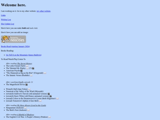 index screenshot
