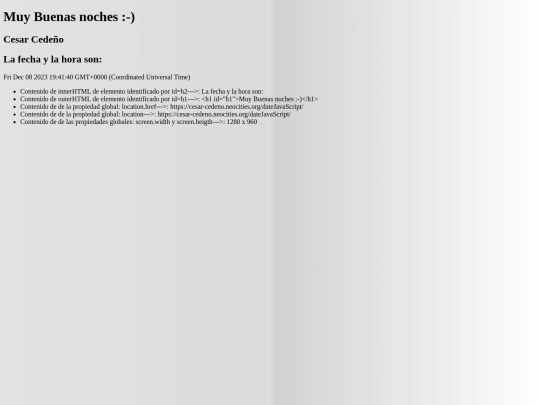 dateJavaScript screenshot
