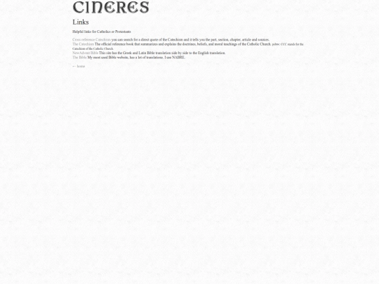 links screenshot