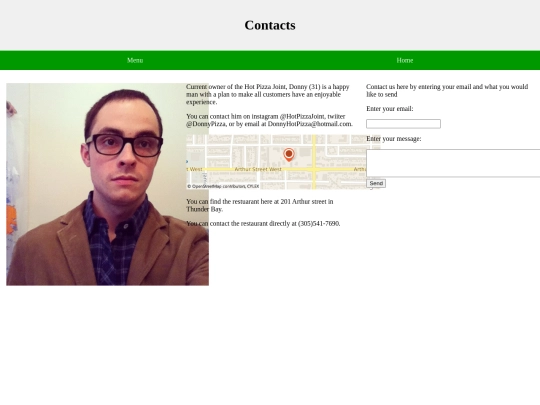 ContactPage screenshot