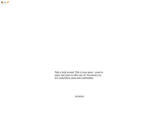 cleaning screenshot