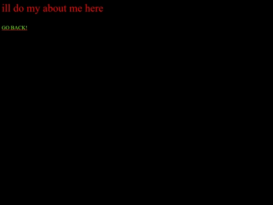 aboutme screenshot