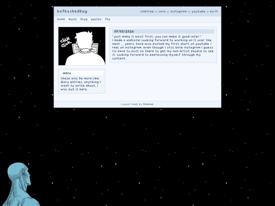 blog screenshot