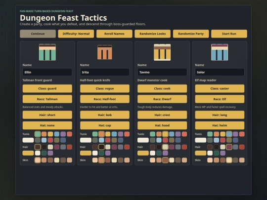 dungeon-feast screenshot