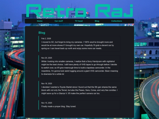 blog screenshot