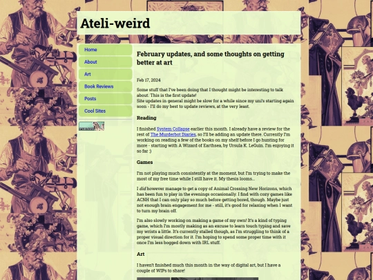 posts/february-updates screenshot