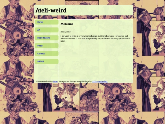 reviews/melusine screenshot