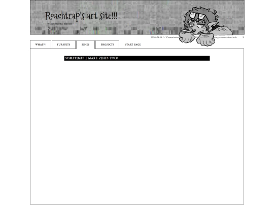 zines screenshot