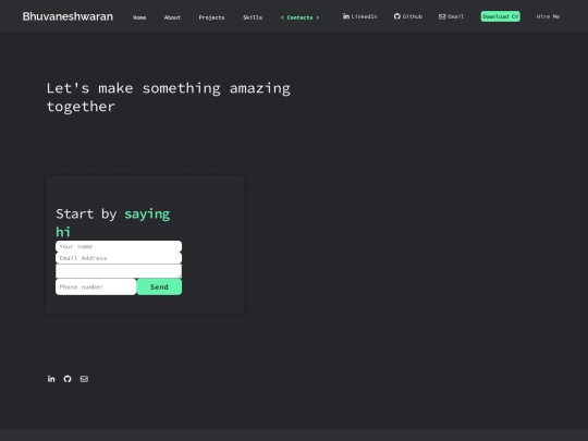 contact screenshot