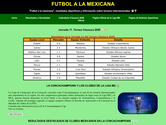 ResultadosyNovedades screenshot