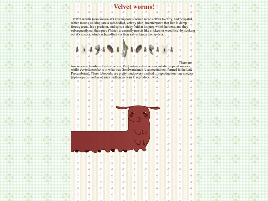 velvetworms screenshot
