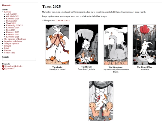 kobolds/tarot screenshot
