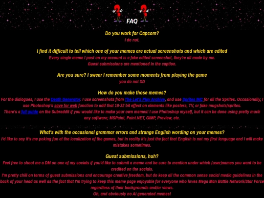 faq screenshot