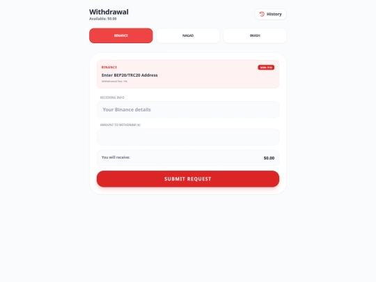 SocialTrade/withdraw_money screenshot