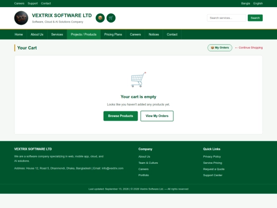 vxt-company/cart screenshot