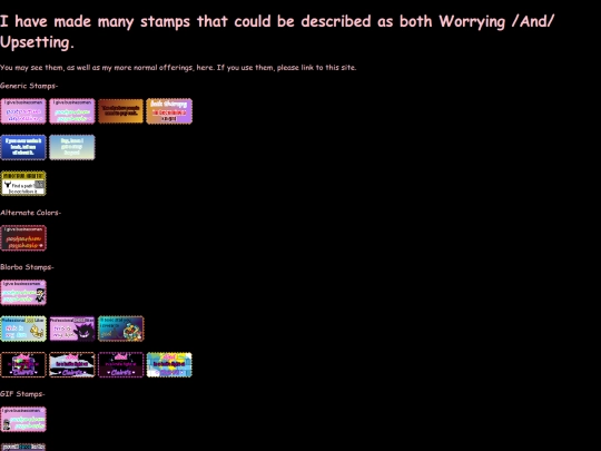 stamp-archive screenshot