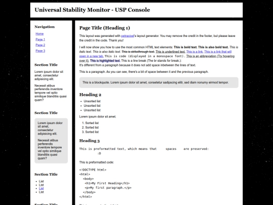 index screenshot