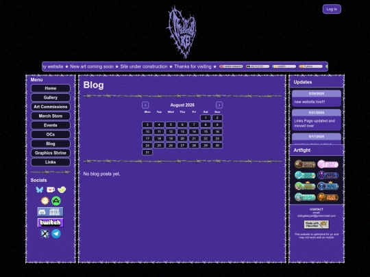 blog screenshot