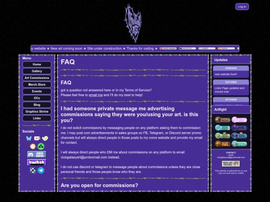 faq screenshot