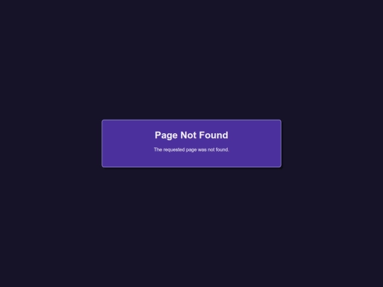 not_found screenshot