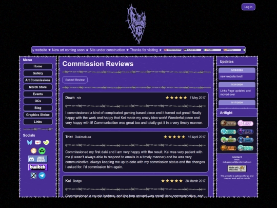 reviews screenshot