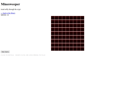 minesweeper screenshot