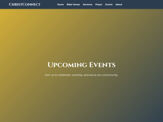 events screenshot