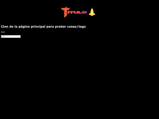 test screenshot