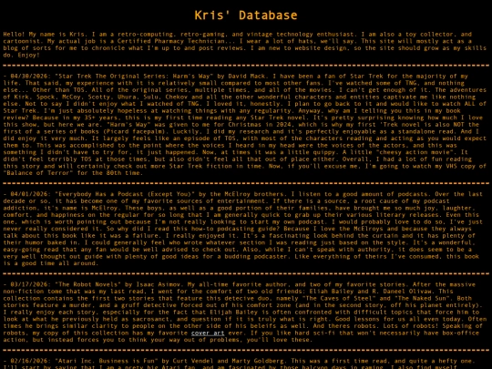 index screenshot
