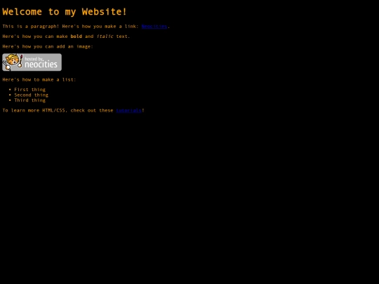 test screenshot