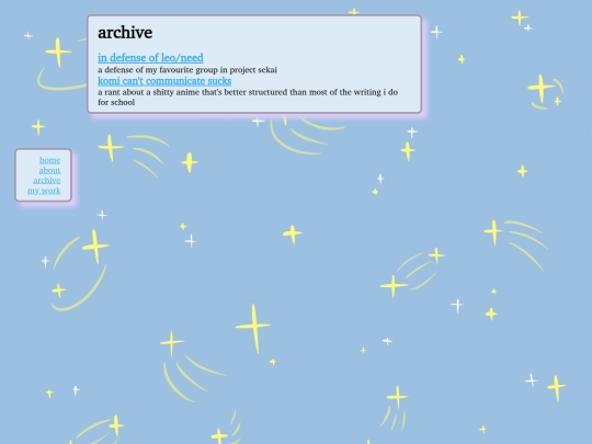 archive screenshot