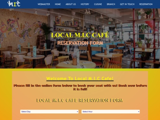 reservation screenshot